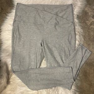 ALL in Motion Gray Crossed‎ Waist Leggings